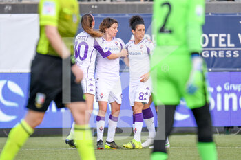 2021-03-27 - Daniela Sabatino (Fiorentina Femminile) celebrates after scoring a goal 0-2 - HELLAS VERONA WOMEN VS ACF FIORENTINA FEMMINILE - ITALIAN SERIE A WOMEN - SOCCER