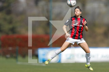 2021-03-28 - Veronica Boquete (AC Milan) header - INTER FC INTERNAZIONALE VS AC MILAN - ITALIAN SERIE A WOMEN - SOCCER