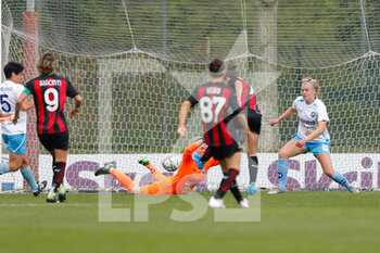 2021-04-18 - Valentina Bergamaschi (AC Milan) gol dell’1-0 - AC MILAN VS NAPOLI FEMMINILE - ITALIAN SERIE A WOMEN - SOCCER
