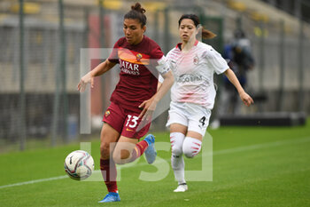 2021-05-01 - Elisa Bartoli of AS Roma during the Serie A match between AS Roma and AC Milan at Stadio Tre Fontane on May 1, 2021 in Rome, Italy. - AS ROMA VS AC MILAN - ITALIAN SERIE A WOMEN - SOCCER