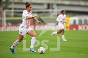 2021-05-01 - Valentina Bergamaschi of AC Milan during the Serie A match between AS Roma and AC Milan at Stadio Tre Fontane on May 1, 2021 in Rome, Italy. - AS ROMA VS AC MILAN - ITALIAN SERIE A WOMEN - SOCCER