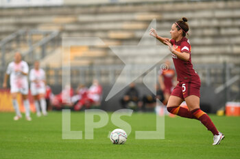 2021-05-01 - Vanessa Bernauer of AS Roma during the Serie A match between AS Roma and AC Milan at Stadio Tre Fontane on May 1, 2021 in Rome, Italy. - AS ROMA VS AC MILAN - ITALIAN SERIE A WOMEN - SOCCER