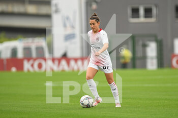 2021-05-01 - Veronica Boquete of AC Milan during the Serie A match between AS Roma and AC Milan at Stadio Tre Fontane on May 1, 2021 in Rome, Italy. - AS ROMA VS AC MILAN - ITALIAN SERIE A WOMEN - SOCCER