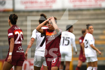 2021-05-01 - Elisa Bartoli of AS Roma during the Serie A match between AS Roma and AC Milan at Stadio Tre Fontane on May 1, 2021 in Rome, Italy. - AS ROMA VS AC MILAN - ITALIAN SERIE A WOMEN - SOCCER