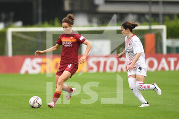 2021-05-01 - Angelica Soffia of AS Roma during the Serie A match between AS Roma and AC Milan at Stadio Tre Fontane on May 1, 2021 in Rome, Italy. - AS ROMA VS AC MILAN - ITALIAN SERIE A WOMEN - SOCCER