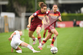 2021-05-01 - Angelica Soffia of AS Roma during the Serie A match between AS Roma and AC Milan at Stadio Tre Fontane on May 1, 2021 in Rome, Italy. - AS ROMA VS AC MILAN - ITALIAN SERIE A WOMEN - SOCCER