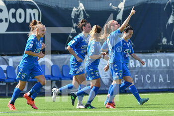 2021-05-08 - Benedetta Glionna (Empoli Ladies) celebrates after scoring the goal - EMPOLI LADIES VS HELLAS VERONA WOMEN - ITALIAN SERIE A WOMEN - SOCCER