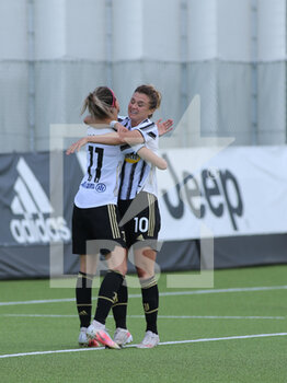 2021-05-08 - Barbara Bonansea (Juventus Women) and Cristiana Girelli (Juventus Women) celebrates the goal - JUVENTUS FC VS NAPOLI FEMMINILE - ITALIAN SERIE A WOMEN - SOCCER