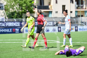 2021-05-15 - Yellow card for Alessia Capelletti (Empoli Ladies) and penalty for Fiorentina Femminile - ACF FIORENTINA FEMMINILE VS EMPOLI LADIES - ITALIAN SERIE A WOMEN - SOCCER