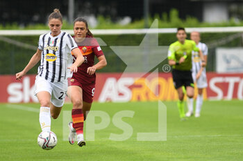 2021-05-16 - Cecilia Salvai of Juventus during the Serie A Women match between AS Roma and Juventus at Stadio Tre Fontane on May 16, 2021 in Rome, Italy. - ROMA WOMEN VS JUVENTUS WOMEN - ITALIAN SERIE A WOMEN - SOCCER