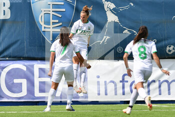 2021-05-23 - Martina Tomaselli (Sassuolo) celebrates after scoring the goal - EMPOLI LADIES VS SASSUOLO - ITALIAN SERIE A WOMEN - SOCCER