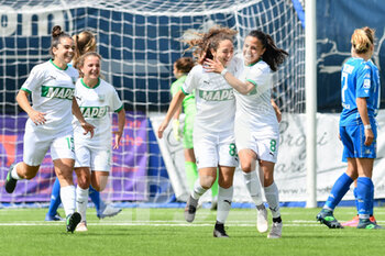 2021-05-23 - Maria Luisa Filangeri (Sassuolo) celebrates after scoring the goal - EMPOLI LADIES VS SASSUOLO - ITALIAN SERIE A WOMEN - SOCCER