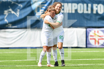 2021-05-23 - Maria Luisa Filangeri (Sassuolo) celebrates after the goal with Davina Philtjens (Sassuolo) - EMPOLI LADIES VS SASSUOLO - ITALIAN SERIE A WOMEN - SOCCER