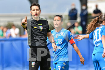 2021-05-23 - Filippo Giaccaglia (Referee) and Lucia Di Guglielmo (Empoli Ladies) - EMPOLI LADIES VS SASSUOLO - ITALIAN SERIE A WOMEN - SOCCER