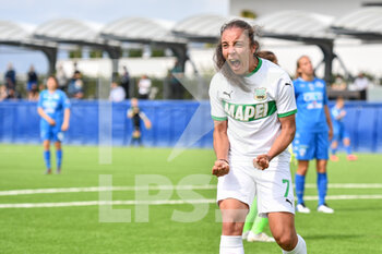 2021-05-23 - Haley Bugeja (Sassuolo) celebrates after scoring the goal - EMPOLI LADIES VS SASSUOLO - ITALIAN SERIE A WOMEN - SOCCER