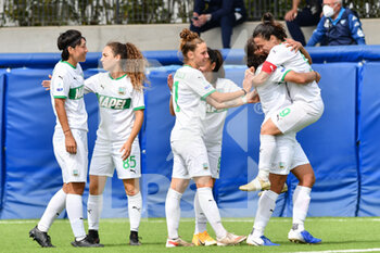 2021-05-23 - Sassuolo players celebrate after the goal - EMPOLI LADIES VS SASSUOLO - ITALIAN SERIE A WOMEN - SOCCER