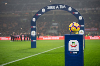 2019-02-10 - Inizio partita durante la partita di calcio SeriaA Italia Milan Vs Cagliari - MILAN VS CAGLIARI - ITALIAN SERIE A - SOCCER