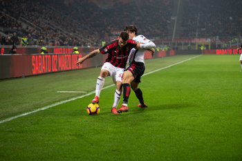 2019-02-10 - Cutrone durante la partita di calcio SeriaA Italia Milan Vs Cagliari - MILAN VS CAGLIARI - ITALIAN SERIE A - SOCCER