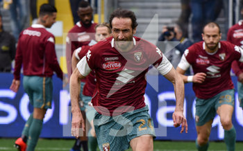 2019-03-10 - Emiliano Moretti durante il riscaldamento pre-partita - FROSINONE VS TORINO 1-2 - ITALIAN SERIE A - SOCCER