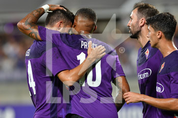 2019-08-11 - Esultanza della Fiorentina - AMICHEVOLE - FIORENTINA VS GALATASARAY - ITALIAN SERIE A - SOCCER