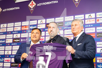 Presentazione nuovo acquisto della Fiorentina - Franck Ribéry - ITALIAN SERIE A - SOCCER
