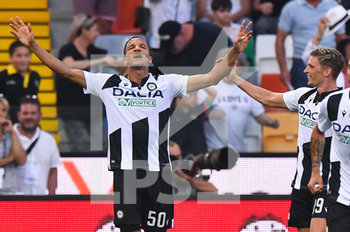2019-08-25 - Rodrigo Becao esulta dopo aver segnato. - UDINESE VS MILAN - ITALIAN SERIE A - SOCCER