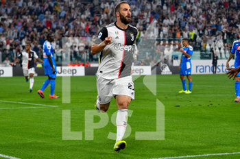 2019-08-31 - Gonzalo Higuaín (21) della Juventus FC festeggia il goal - JUVENTUS VS NAPOLI - ITALIAN SERIE A - SOCCER