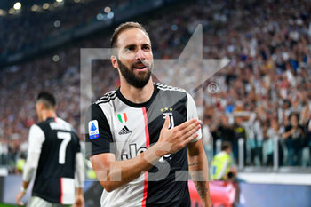 2019-08-31 - Gonzalo Higuaín (21) della Juventus FC esulta dopo il goal - JUVENTUS VS NAPOLI - ITALIAN SERIE A - SOCCER