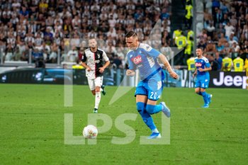 2019-08-31 - azione di Piotr Zielinski 20 del SSC Napoli - JUVENTUS VS NAPOLI - ITALIAN SERIE A - SOCCER