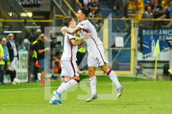 2019-09-01 - Esultanza Armando Izzo  del Torino dopo gol vittoria - ATALANTA VS TORINO - ITALIAN SERIE A - SOCCER