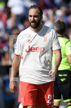 2019-09-14 - Gonzalo Higuain attaccante della Juventus - FIORENTINA VS JUVENTUS - ITALIAN SERIE A - SOCCER