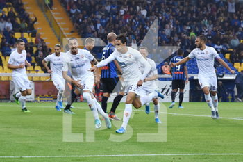 2019-09-22 - Federico Chiesa esulta dopo il gol dello 0-1 - ATALANTA VS FIORENTINA - ITALIAN SERIE A - SOCCER