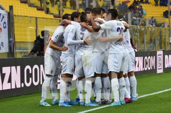 2019-09-22 - Esultanza Fiorentina dopo 0-1 - ATALANTA VS FIORENTINA - ITALIAN SERIE A - SOCCER