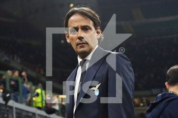 2019-09-25 - Simone Inzaghi allenatore della Lazio - INTER VS LAZIO - ITALIAN SERIE A - SOCCER