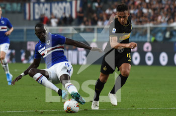 2019-09-28 - Omar Colley (Sampdoria), Lautaro Martinez (Inter) - SAMPDORIA VS INTER - ITALIAN SERIE A - SOCCER