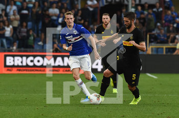 2019-09-28 - Jokub Jankto (Sampdoria), Roberto Gagliardini (Inter) - SAMPDORIA VS INTER - ITALIAN SERIE A - SOCCER