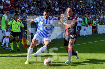 2019-10-20 - Andrea Petagna of Cagliari Calcio - CAGLIARI VS SPAL - ITALIAN SERIE A - SOCCER