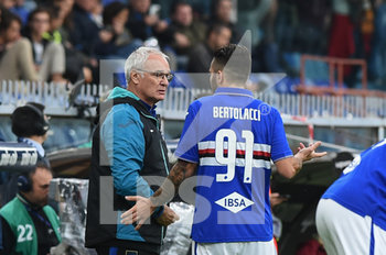 2019-10-20 - Claudio Ranieri (Sampdoria), Andrea Bertolacci (Sampdoria) - SAMPDORIA VS ROMA - ITALIAN SERIE A - SOCCER