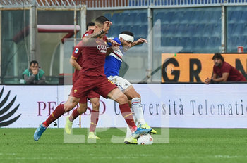 2019-10-20 - Gianluca Mancini (Roma), Fabio Quagliarella (Sampdoria) - SAMPDORIA VS ROMA - ITALIAN SERIE A - SOCCER