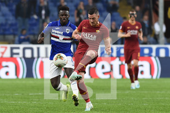 2019-10-20 - Ronaldo Vieira (Sampdoria), Jordan Veretout (Roma) - SAMPDORIA VS ROMA - ITALIAN SERIE A - SOCCER