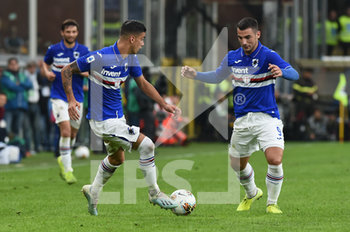 2019-10-20 - Fabio Depaoli (Sampdoria), Federico Bonazzoli (Sampdoria) - SAMPDORIA VS ROMA - ITALIAN SERIE A - SOCCER