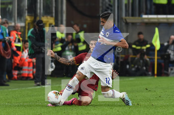 2019-10-20 - Diego Perotti (Roma), Fabio Depaoli (Sampdoria)

, - SAMPDORIA VS ROMA - ITALIAN SERIE A - SOCCER