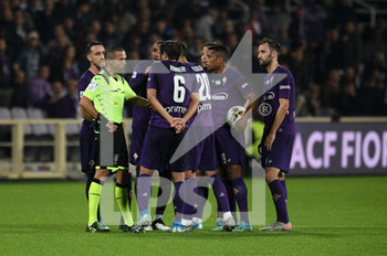 2019-10-27 - Le proteste della Fiorentina dopo il gol di Immobile - FIORENTINA VS LAZIO - ITALIAN SERIE A - SOCCER