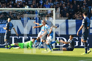 2019-10-27 - Arkadiusz Milik del Napoli esulta dopo  il gol dello 0-1 - SPAL VS NAPOLI - ITALIAN SERIE A - SOCCER