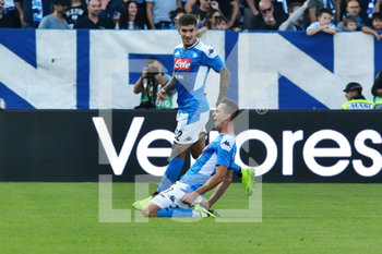 2019-10-27 - Arkadiusz Milik del Napoli esulta dopo  il gol dello 0-1 - SPAL VS NAPOLI - ITALIAN SERIE A - SOCCER
