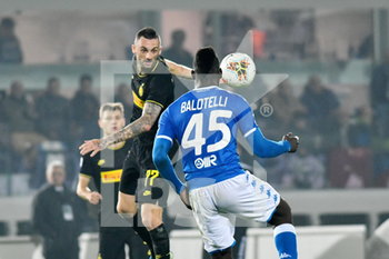 2019-10-29 - Brozovic Inter Balotelli Brescia - BRESCIA VS INTER - ITALIAN SERIE A - SOCCER