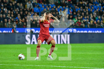 2019-10-30 - Davide Santon dell' A.S. Roma Calcio protesta - UDINESE CALCIO VS AS ROMA - ITALIAN SERIE A - SOCCER