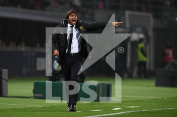 2019-11-02 - La grinta di Antonio Conte allenatore dell'Inter - BOLOGNA VS INTER - ITALIAN SERIE A - SOCCER
