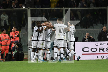 2019-11-03 - Esultanza giocatori Parma dopo il gol di Gervinho - FIORENTINA VS PARMA - ITALIAN SERIE A - SOCCER