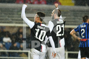 2019-11-23 - esultanza Dybala Higuain Juventus - ATALANTA VS JUVENTUS - ITALIAN SERIE A - SOCCER